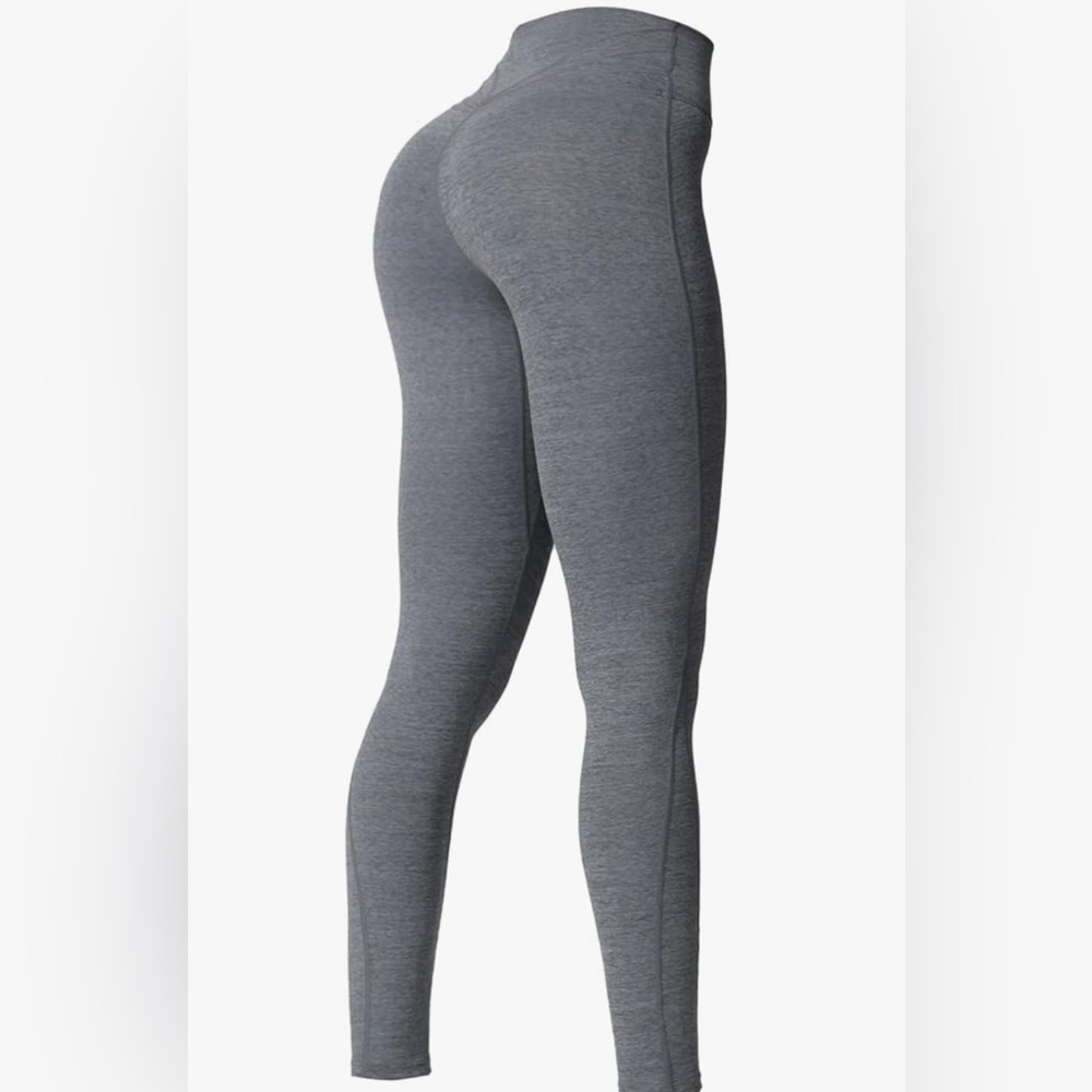 Winds Gray Marl Full-Length Stretch Leggings for Versatile Wear